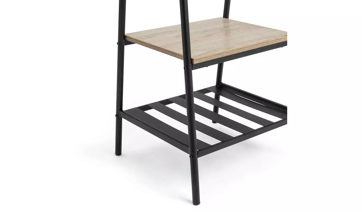 Habitat Turner Single Clothes Rail - Black