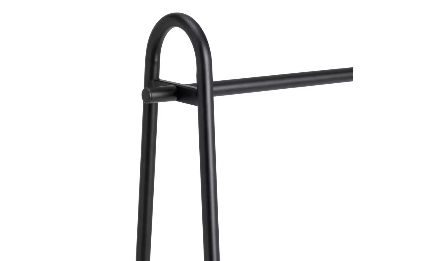 Habitat Turner Single Clothes Rail - Black