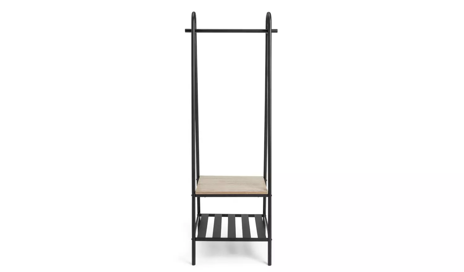 Habitat Turner Single Clothes Rail - Black