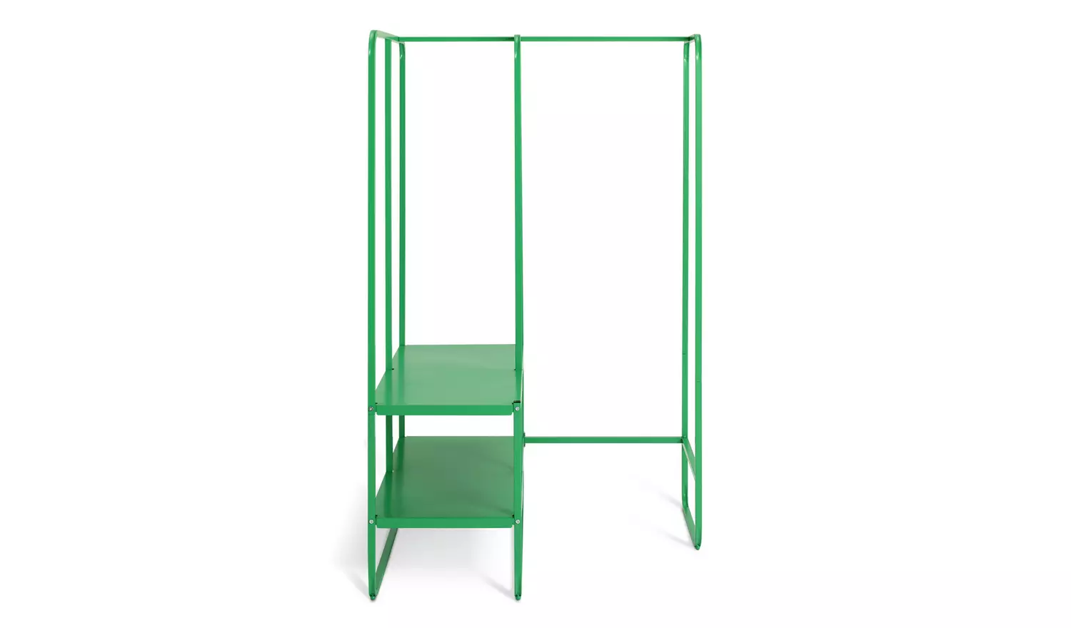Habitat Lorelei 2 Shelves Rail Corner - Green