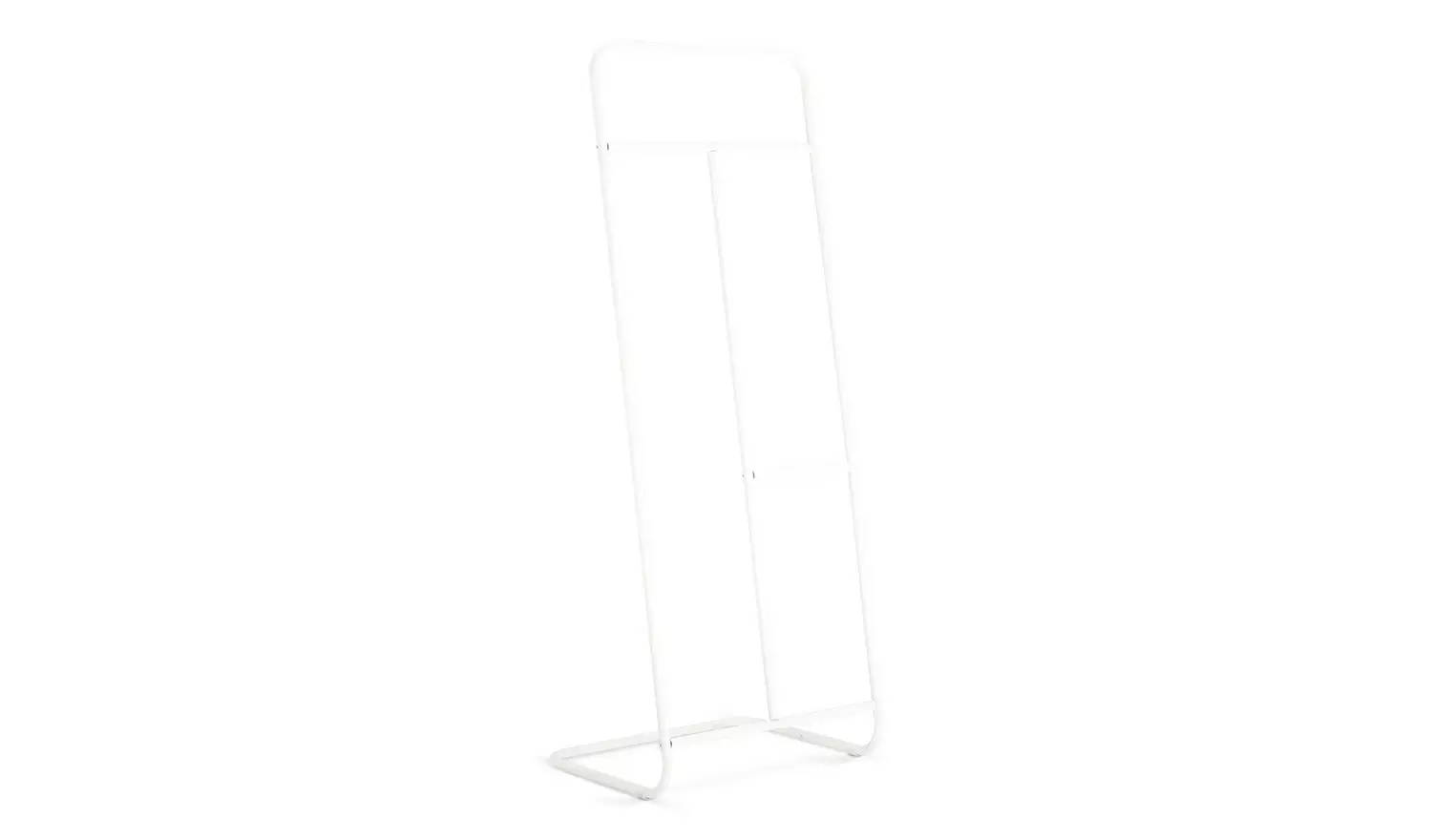 Habitat Milah L Shaped Clothes Rail - White