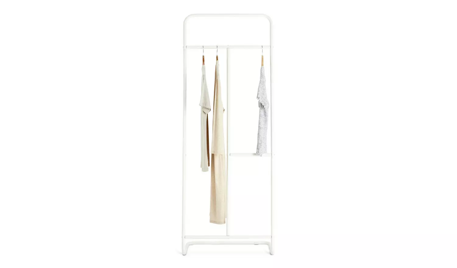 Habitat Milah L Shaped Clothes Rail - White