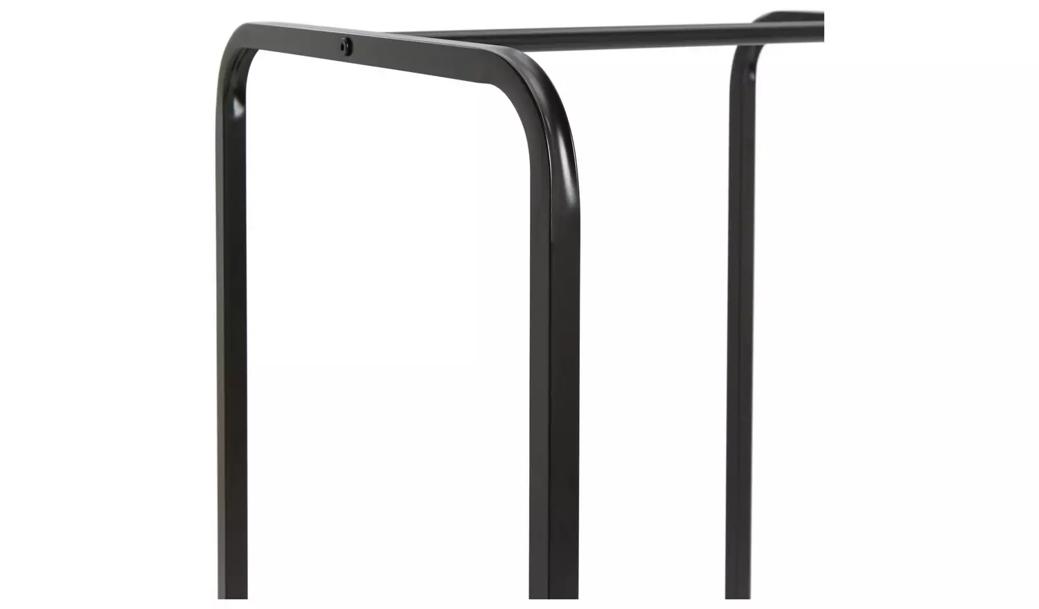 Habitat Lorelei Single 2 Drawer Clothes Rail - Black