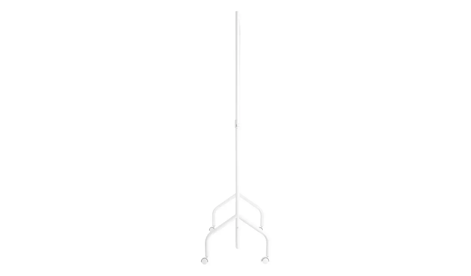 Argos Home Heavy Duty Single 4 Feet Clothes Rail- White