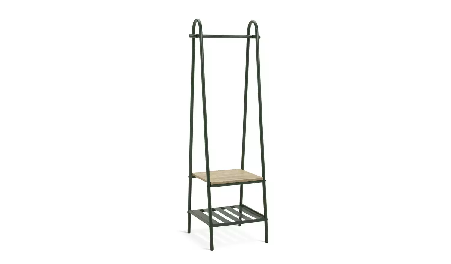 Habitat Turner Single Clothes Rail - Green
