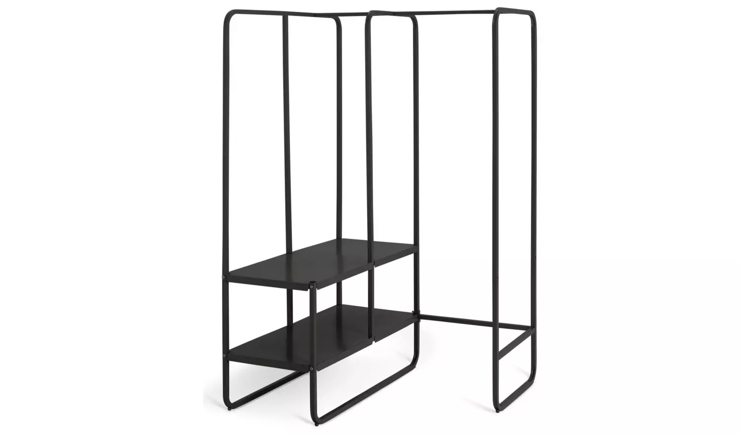 Habitat Lorelei Rail Corner - Black