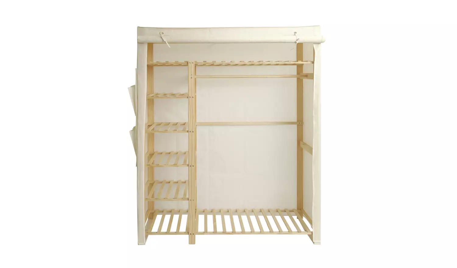 Argos Home Covered Triple Wardrobe - Cream