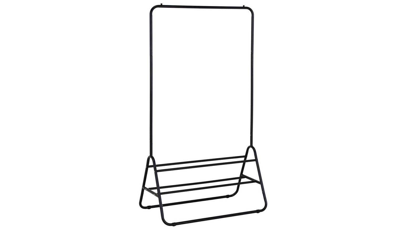 Habitat Arnie Clothes Rail with Shoe Rack - Black