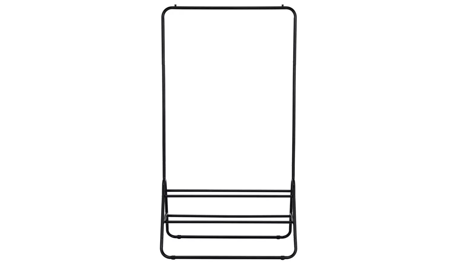 Habitat Arnie Clothes Rail with Shoe Rack - Black