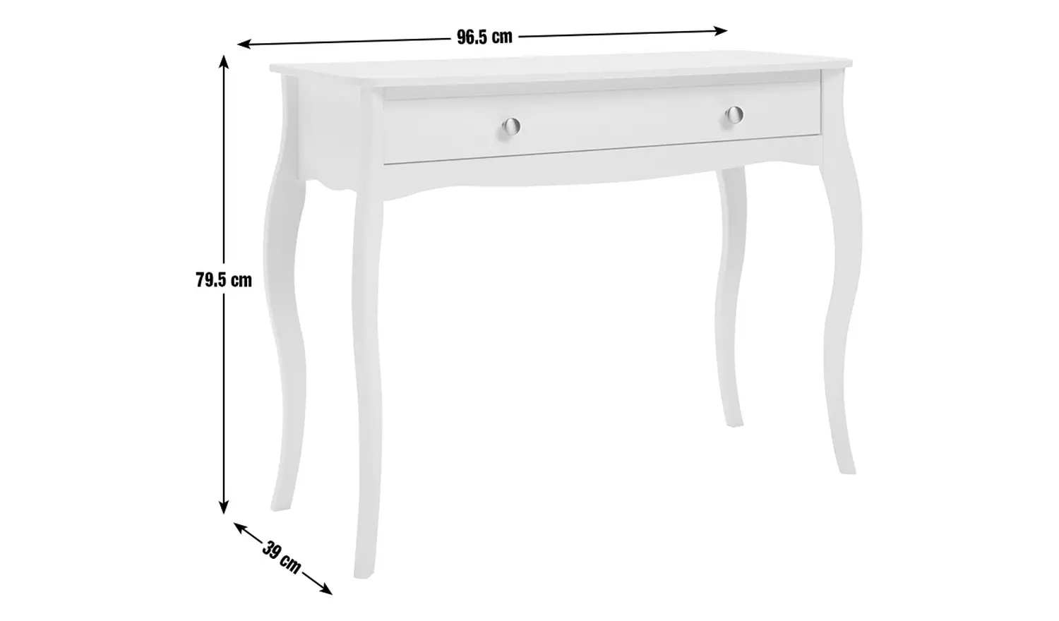 Argos Home Amelie 1 Drawer Dressing Table - White