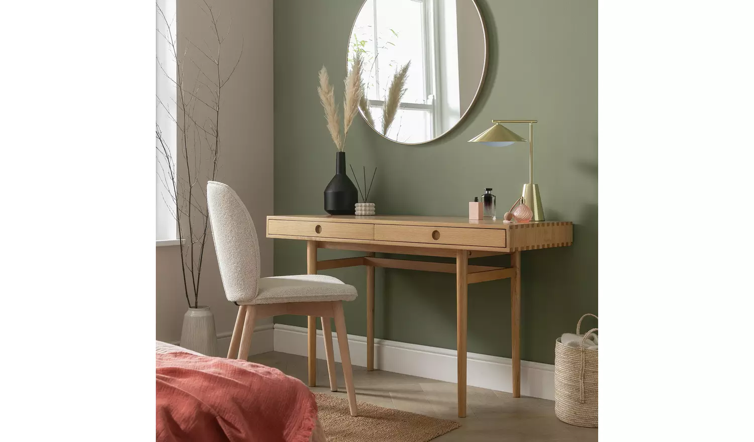 Habitat Bennett Dressing Table - Oak
