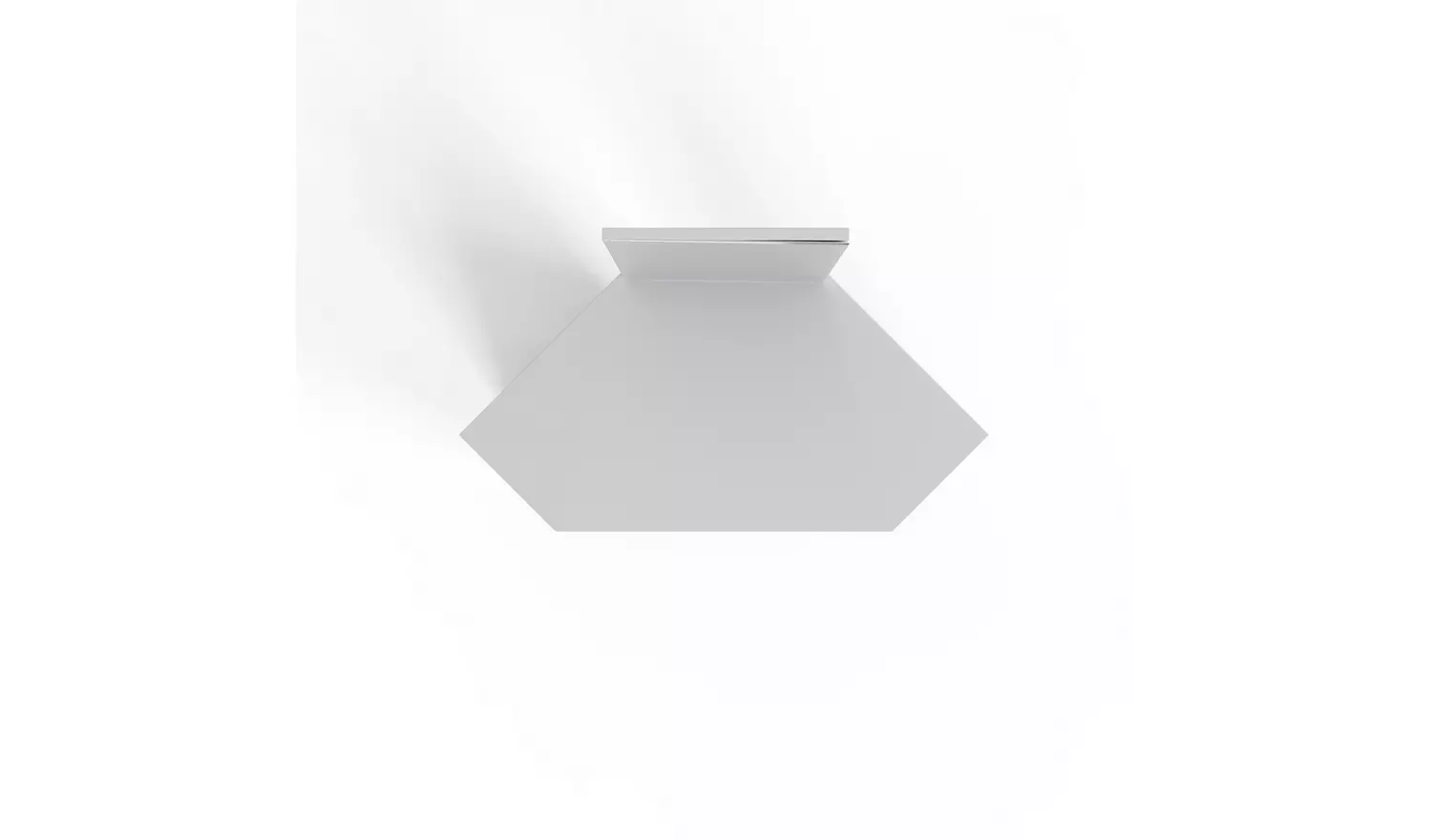 GFW Frances Corner Dressing Table - White