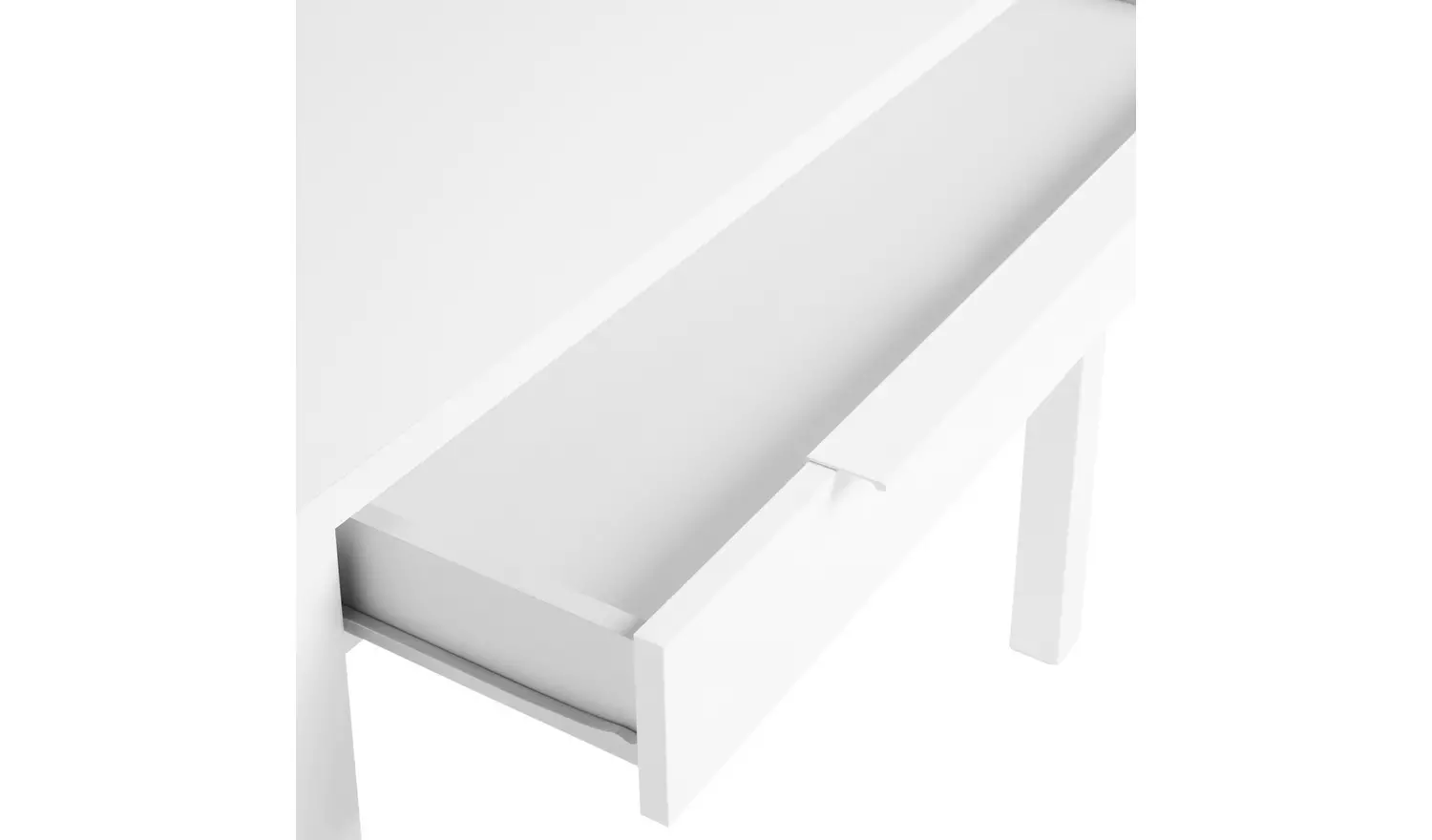 Argos Home Hallingford 1 Drawer Dressing Table - White Gloss