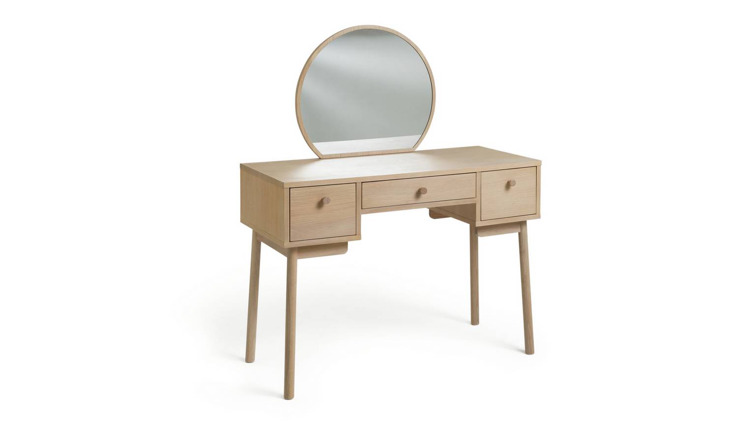 Habitat Moorlands 3 Drawer Dressing Table - Light Oak Veneer