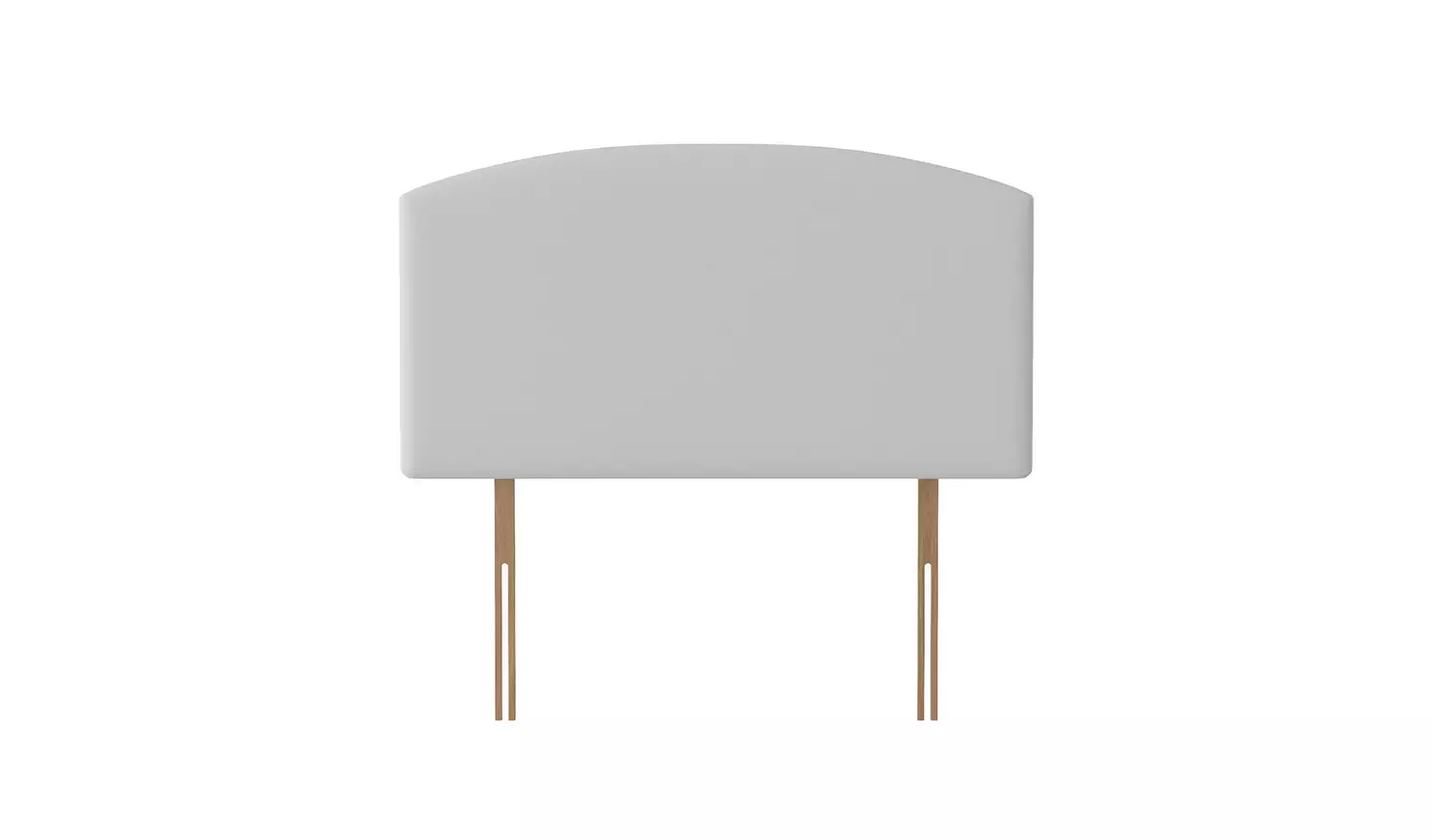 Silentnight Selene 135 Woven Double Bed Headboard-Light Grey