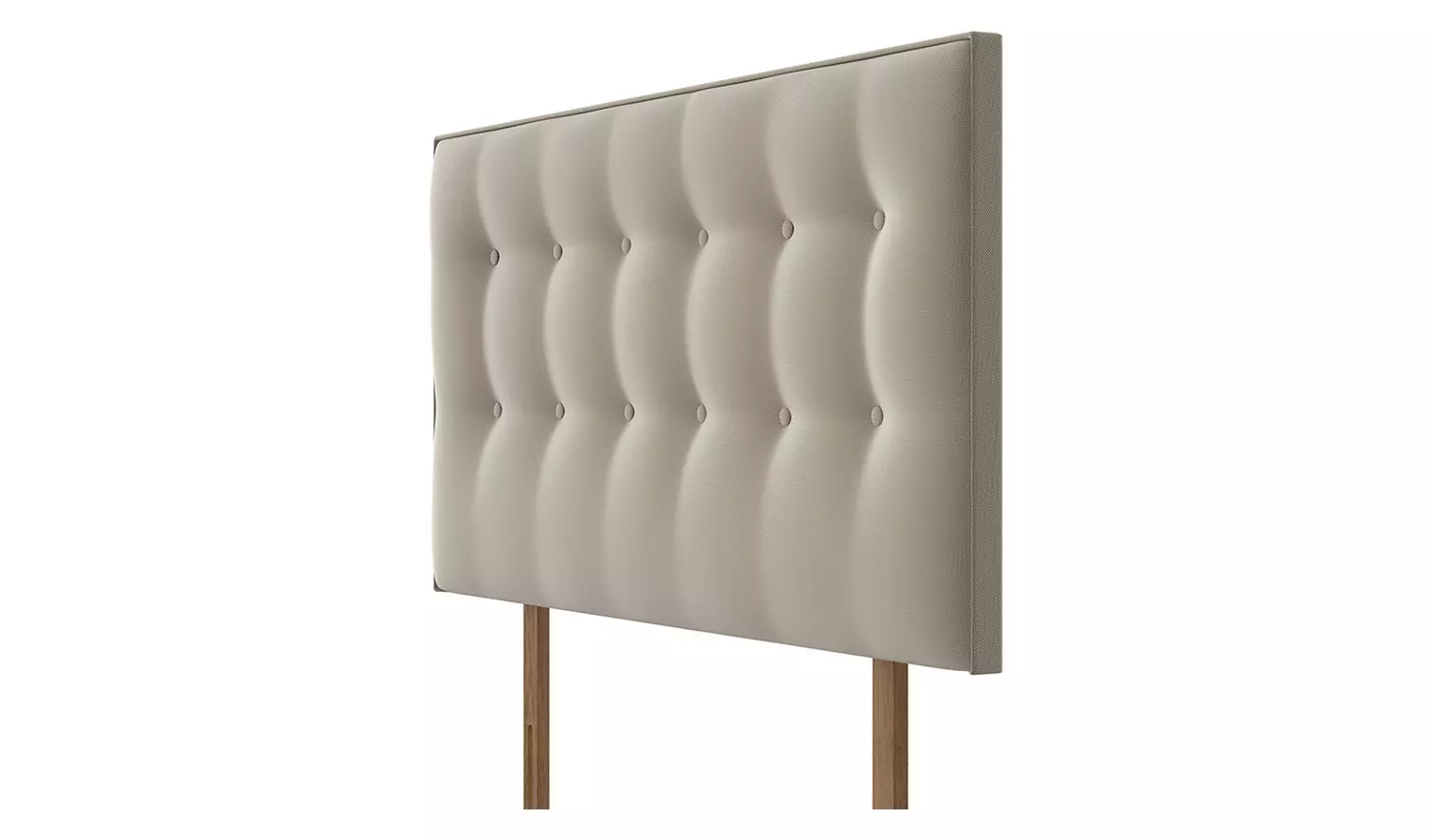 Silentnight Hayez Woven Superking Headboard- Standstone