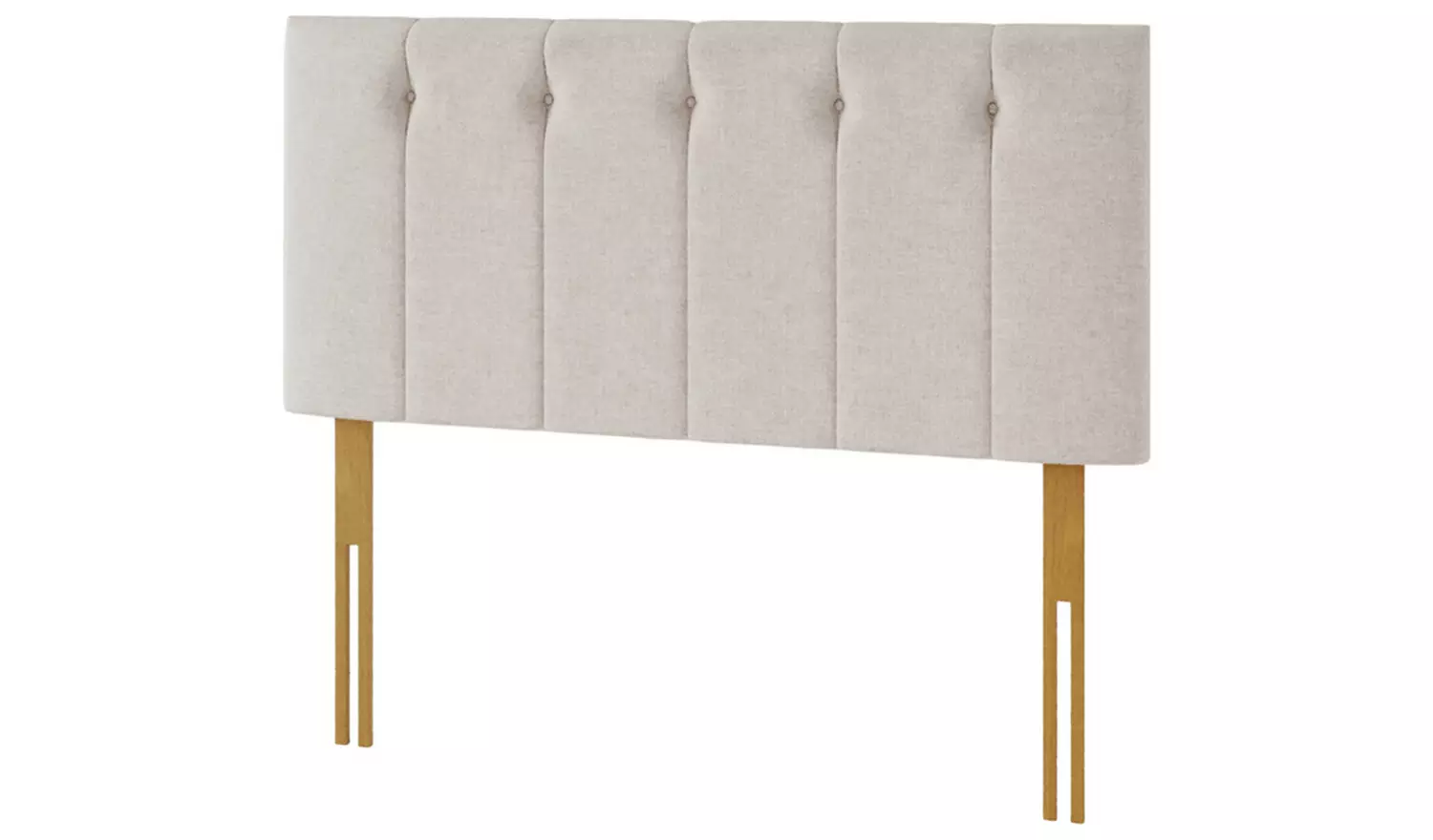 Aspire Hepburn Twill Double Headboard - Natural