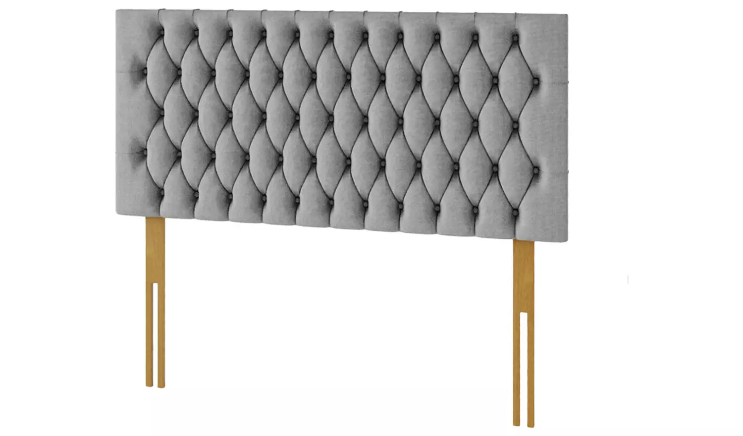 Aspire Monroe Linen Kingsize Headboard - Grey