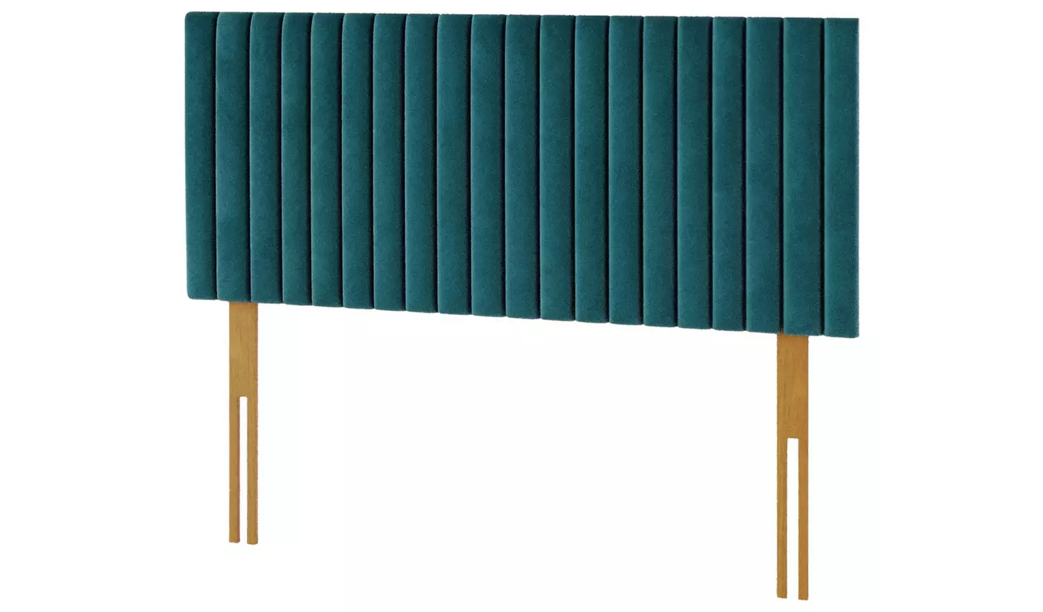 Aspire Grant Velvet Double Headboard - Emerald Green