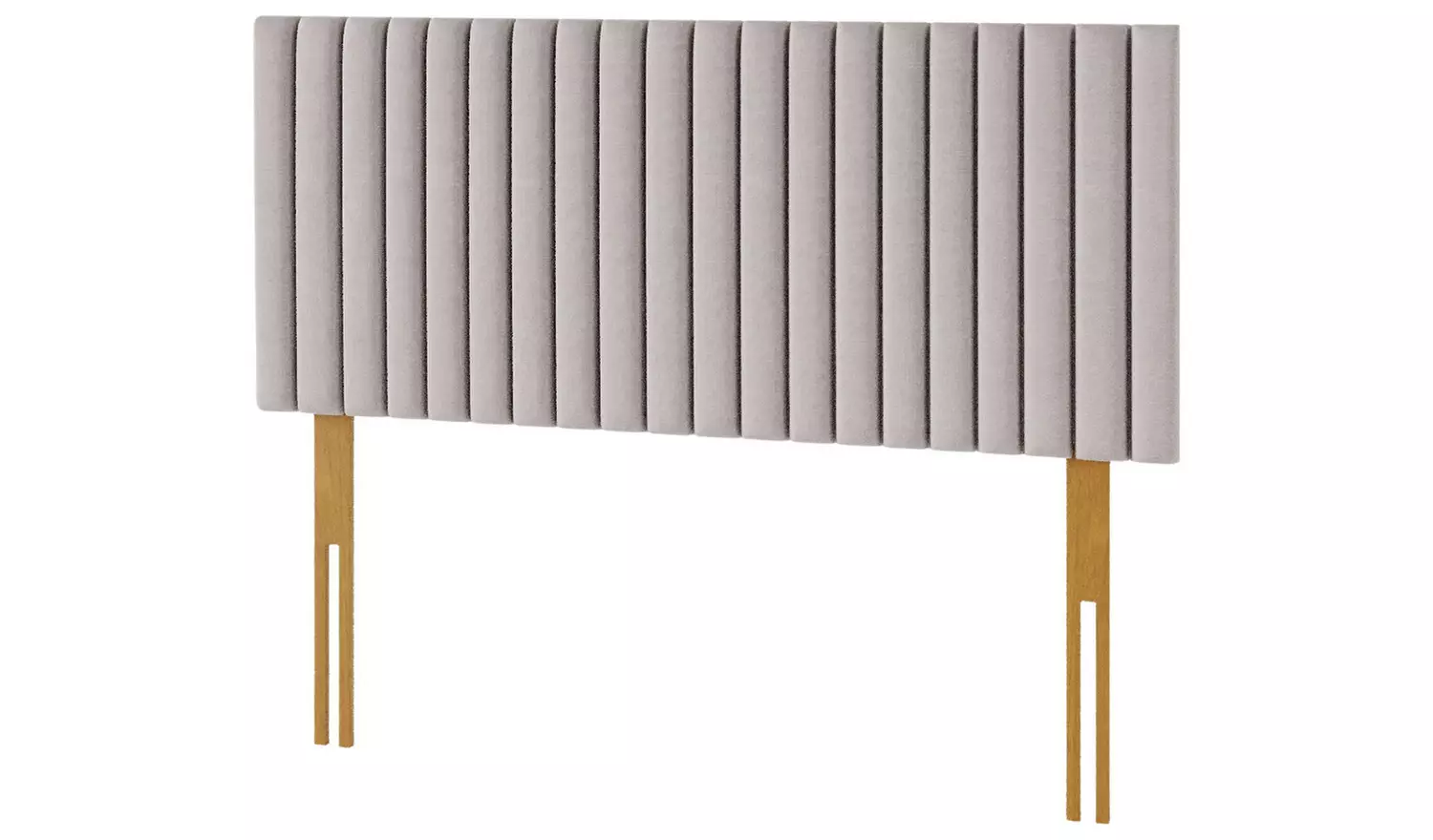 Aspire Grant Linen Small Double Headboard - Off White