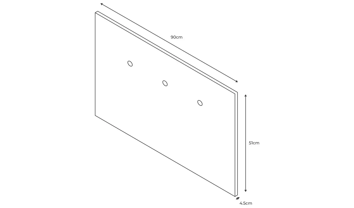 Argos Home Dalham Fabric Single Headboard - Natural
