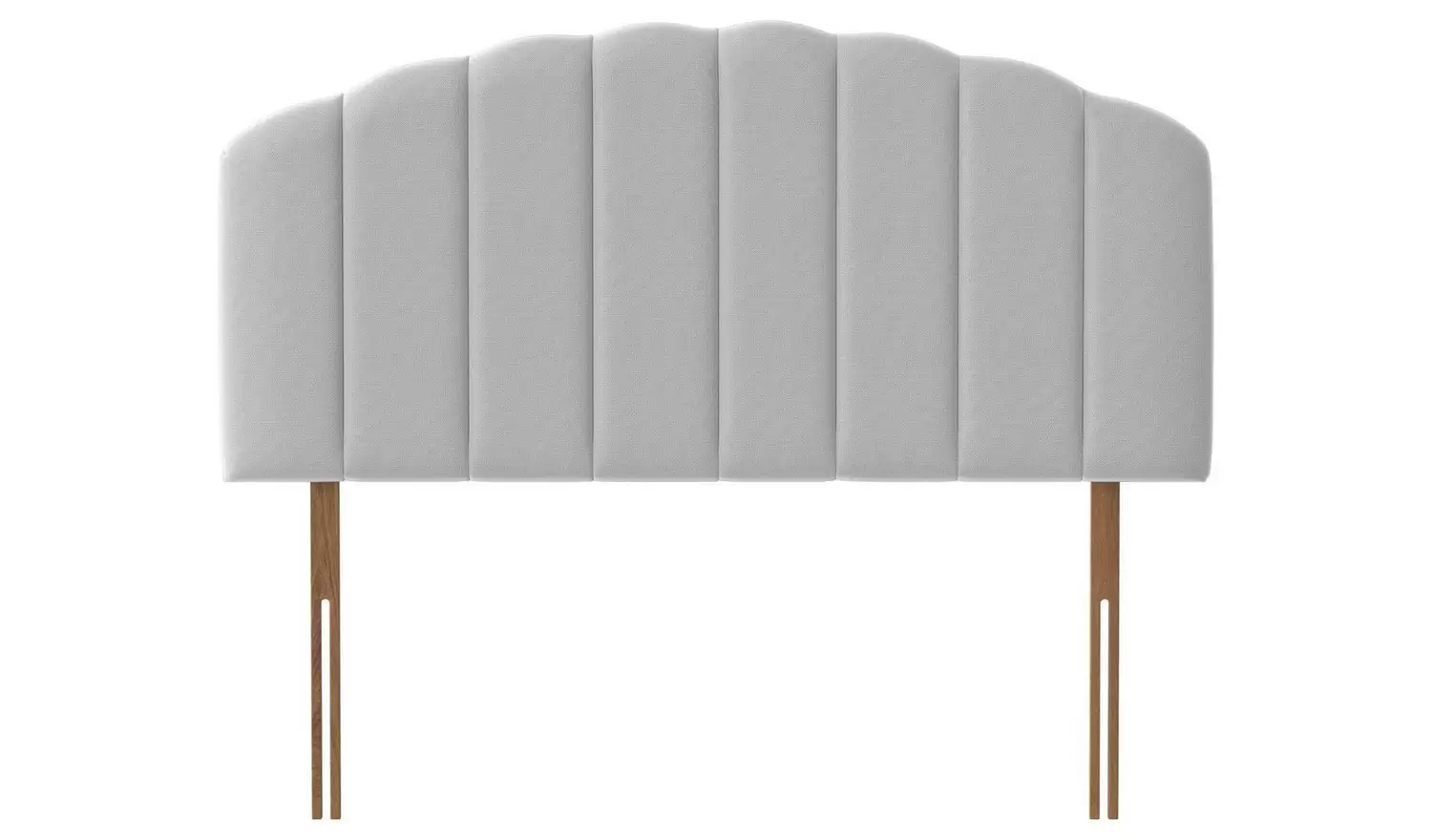 Silentnight Merlin Fabric Single Headboard - Light Grey