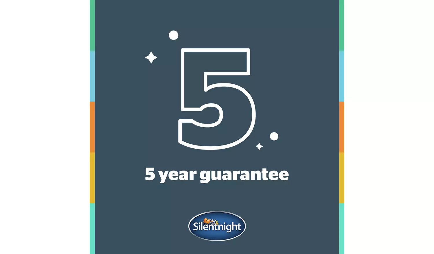 Silentnight Merlin Fabric Single Headboard - Light Grey