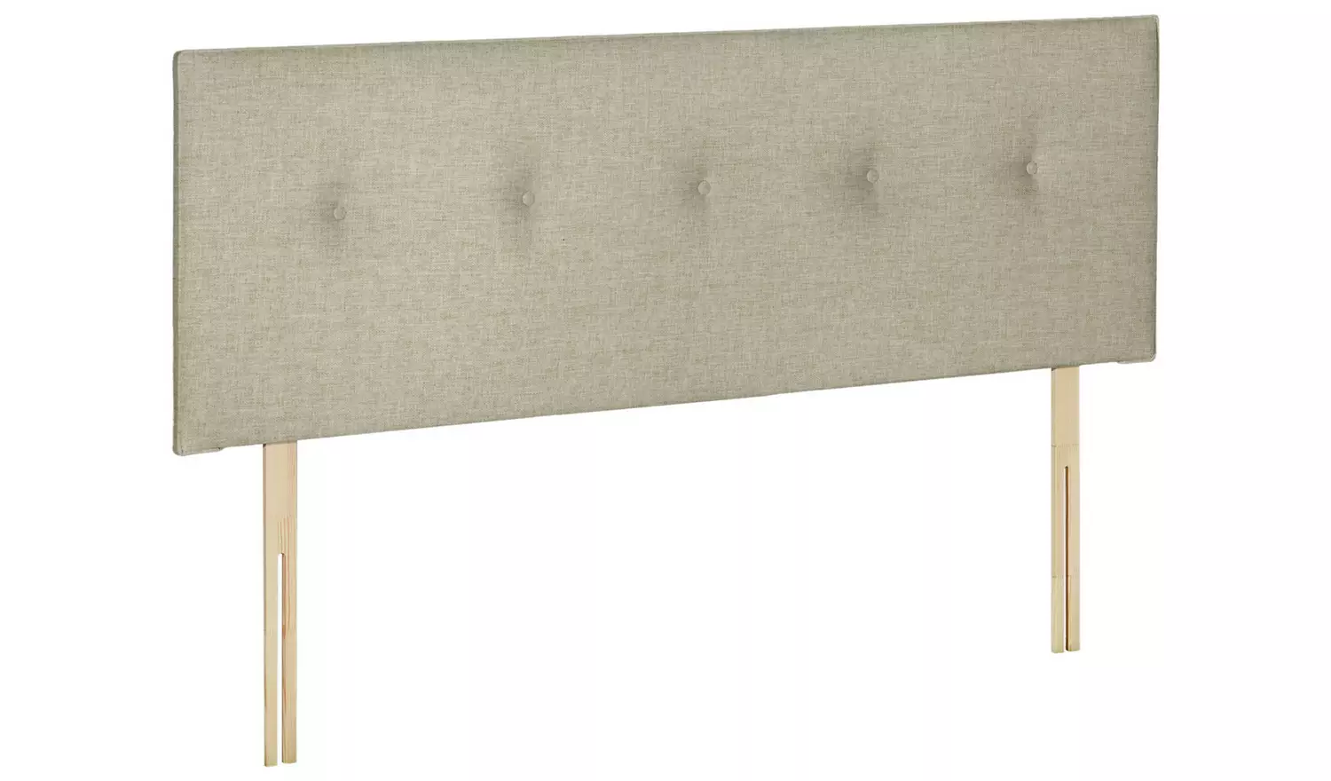 Argos Home Dalham Fabric Kingsize Headboard - Natural