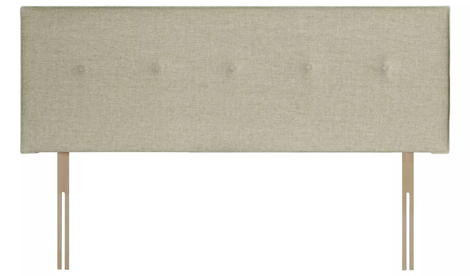 Argos Home Dalham Fabric Kingsize Headboard - Natural