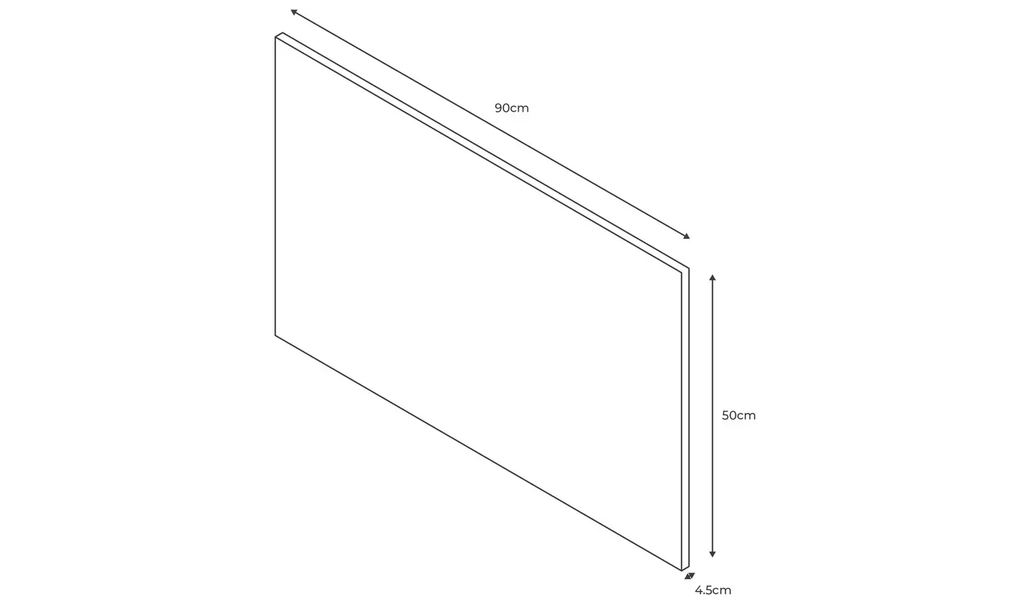 Argos Home Elmdon Fabric Single Headboard - Grey