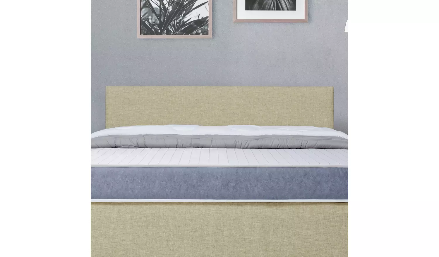 Argos Home Devon Fabric Single Headboard - Natural