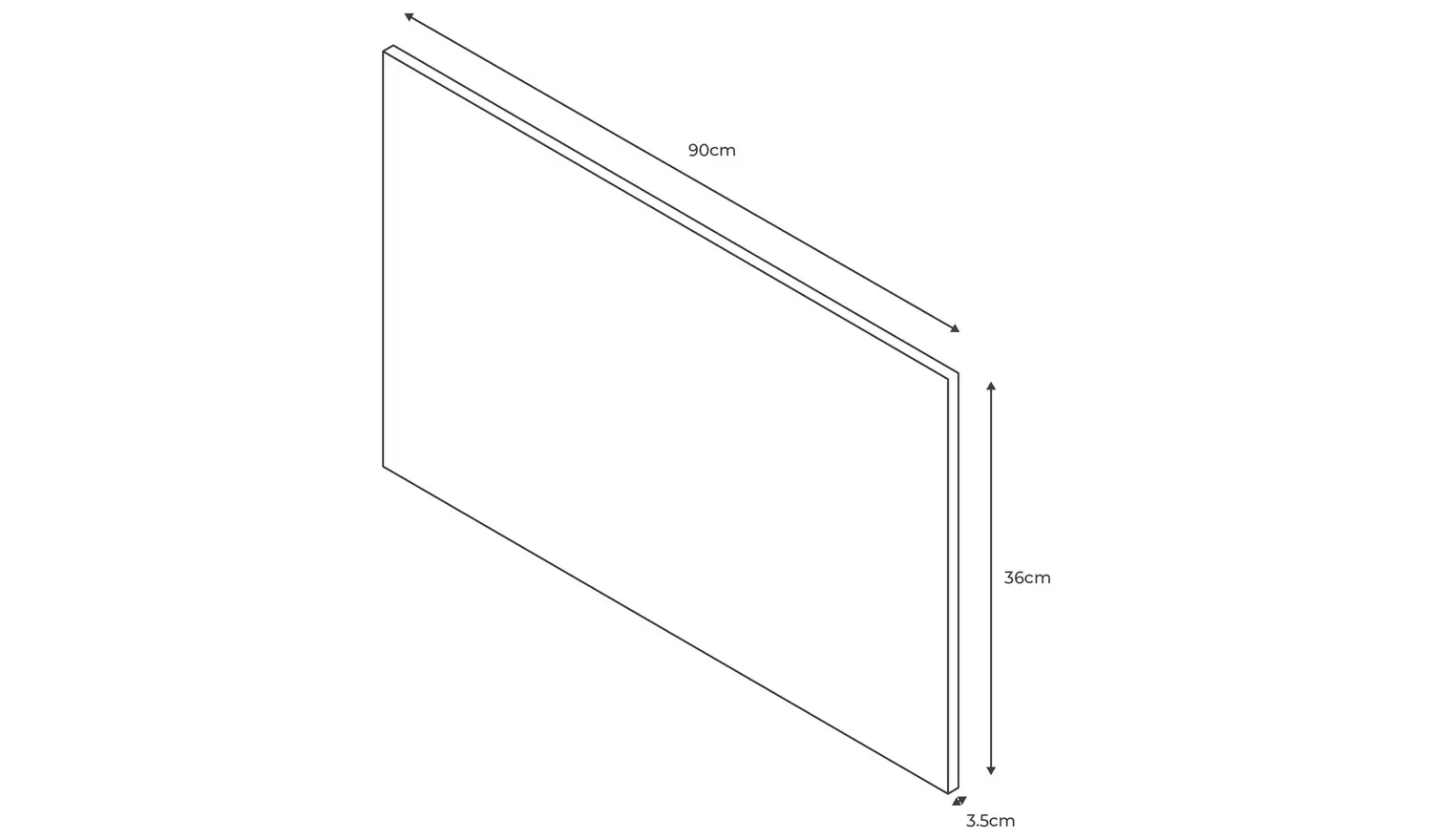 Argos Home Devon Fabric Single Headboard - Grey