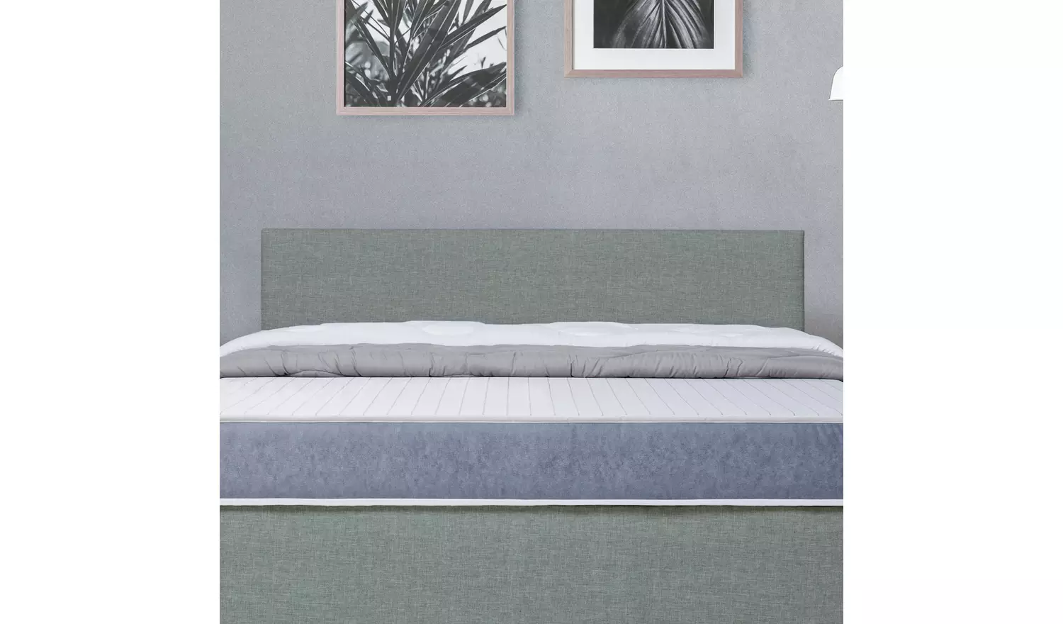 Argos Home Devon Fabric Single Headboard - Grey