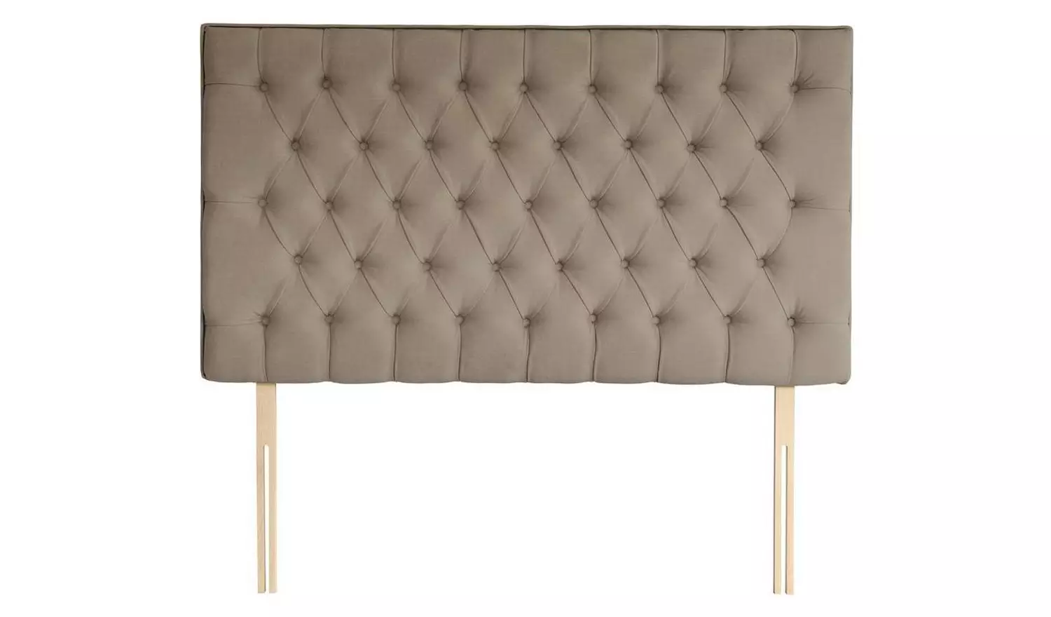 Silentnight Sassaria Small Double Headboard - Sandstone