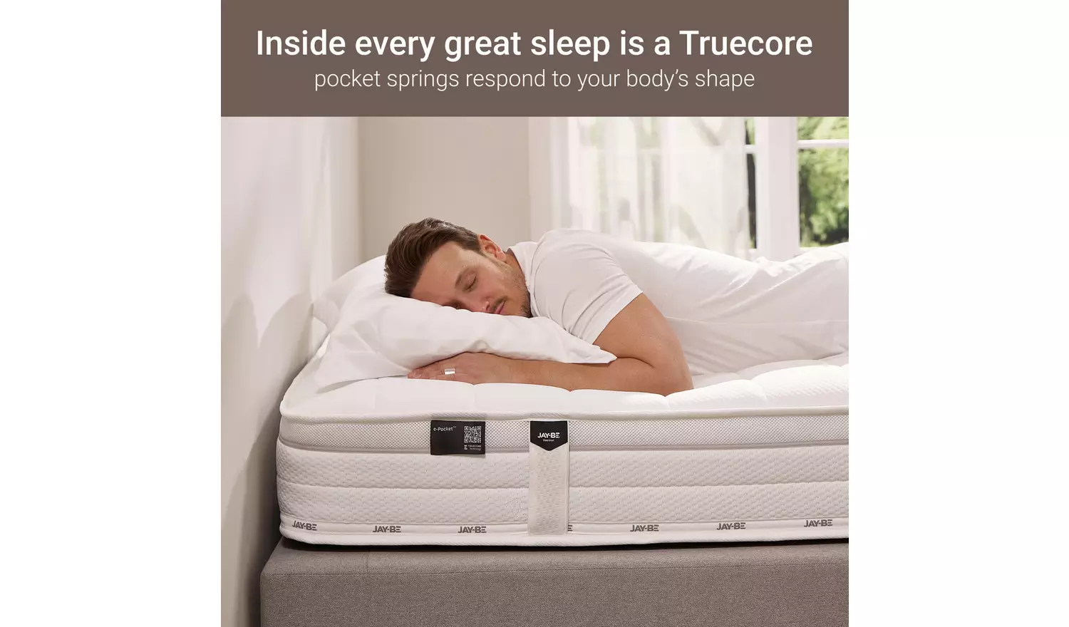 Jay-Be Truecore 1000 Pocket Mattress - Small Double