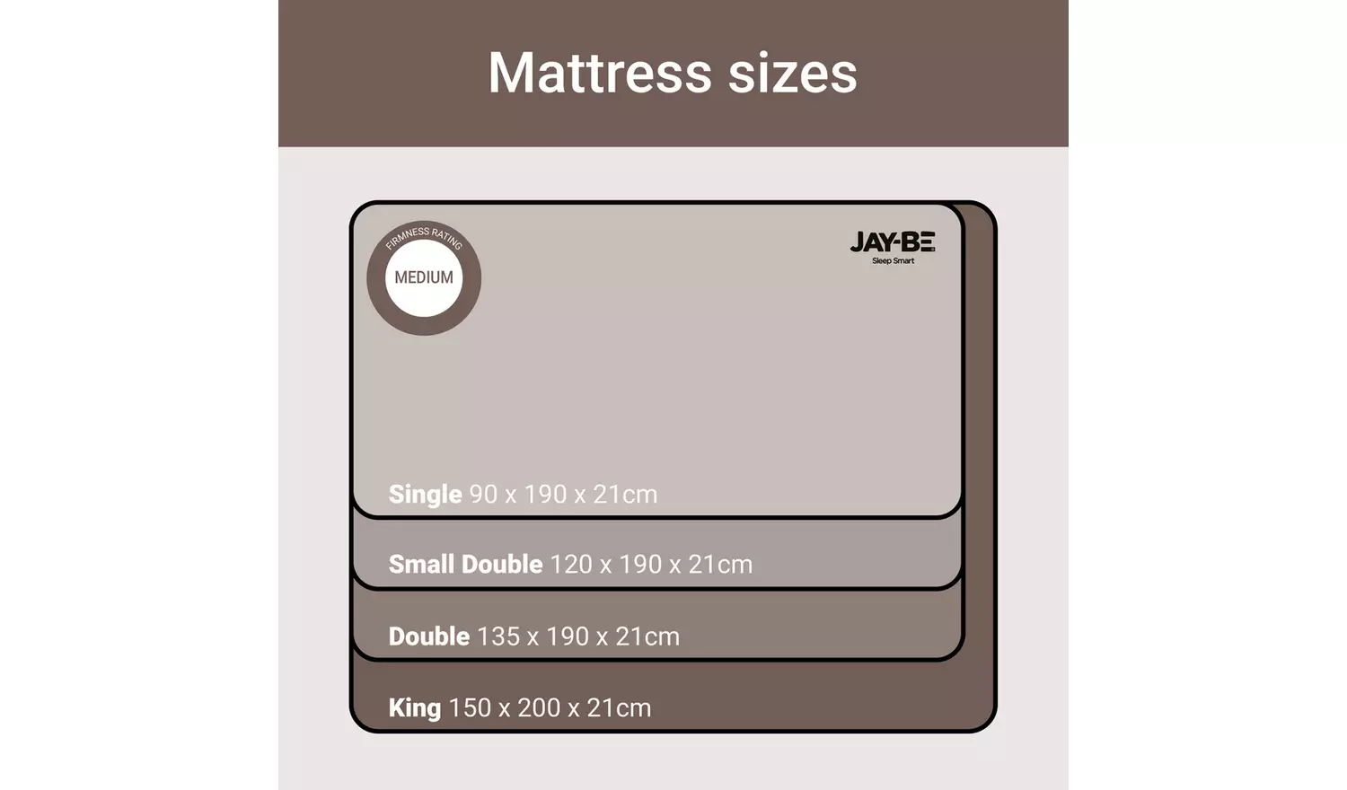 Jay-Be Truecore 1000 Pocket Mattress - Kingsize