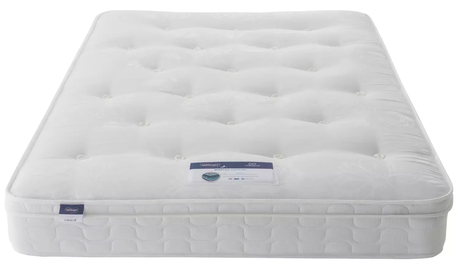 Silentnight Miracoil Travis Tufted Ortho Single Mattress