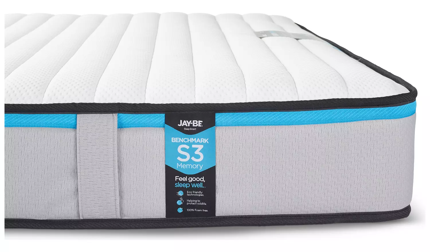 Jay-Be Benchmark S3 Memory Eco Friendly Mattress - Kingsize