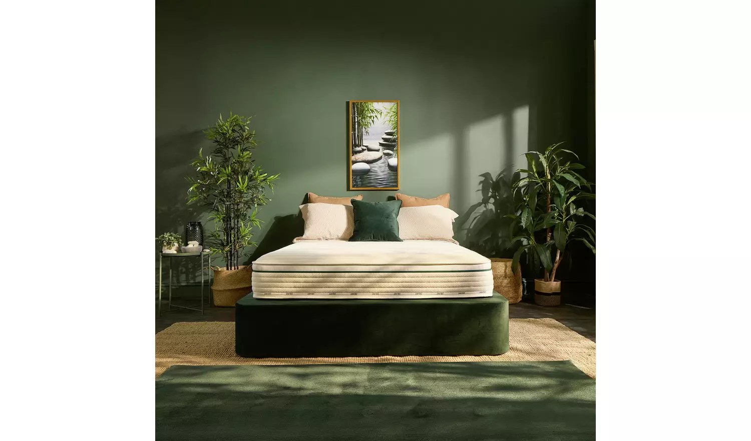 Jay-Be Natural Fresh Bamboo Hybrid 2000 Mattress - Sml.Dbl