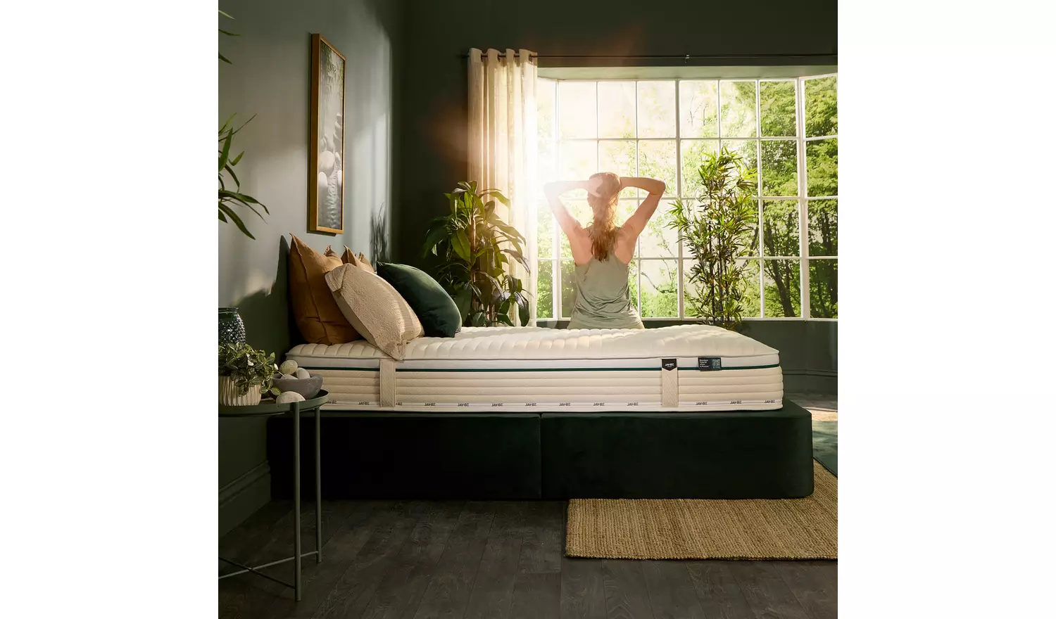 Jay-Be Natural Fresh Bamboo Hybrid 2000 Mattress - Sml.Dbl