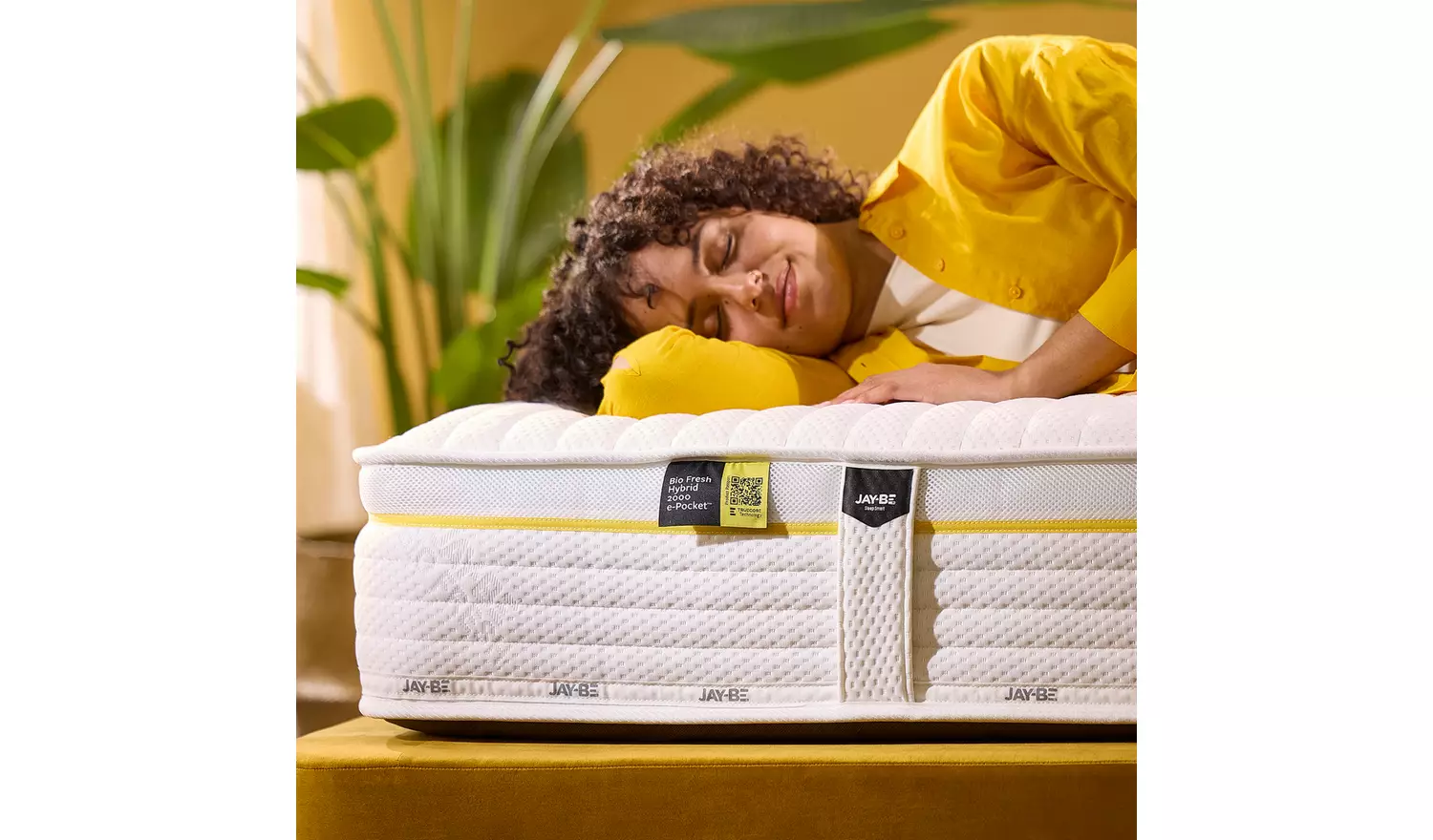 Jay-Be Bio Fresh Hybrid 2000 Pocket Mattress - Double