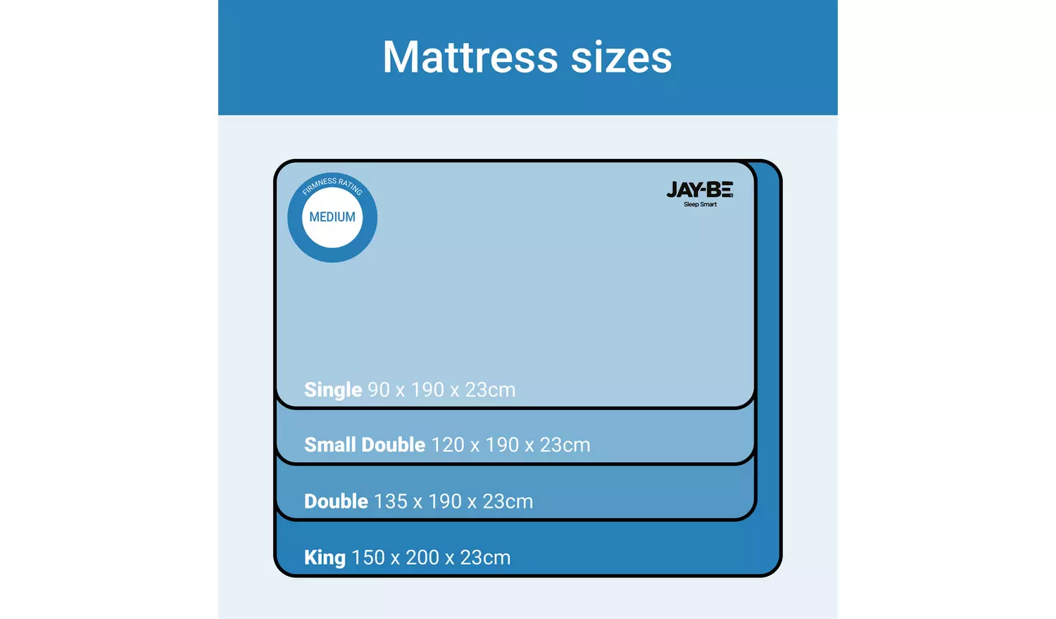 Jay-Be Bio Cool Hybrid 2000 Pocket Mattress - Kingsize