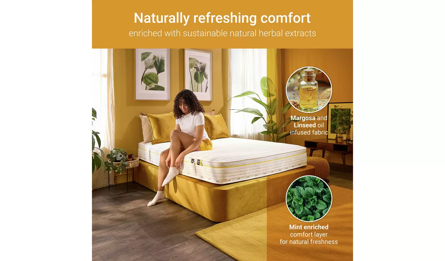 Jay-Be Bio Fresh Hybrid 2000 Pocket Mattress - Single