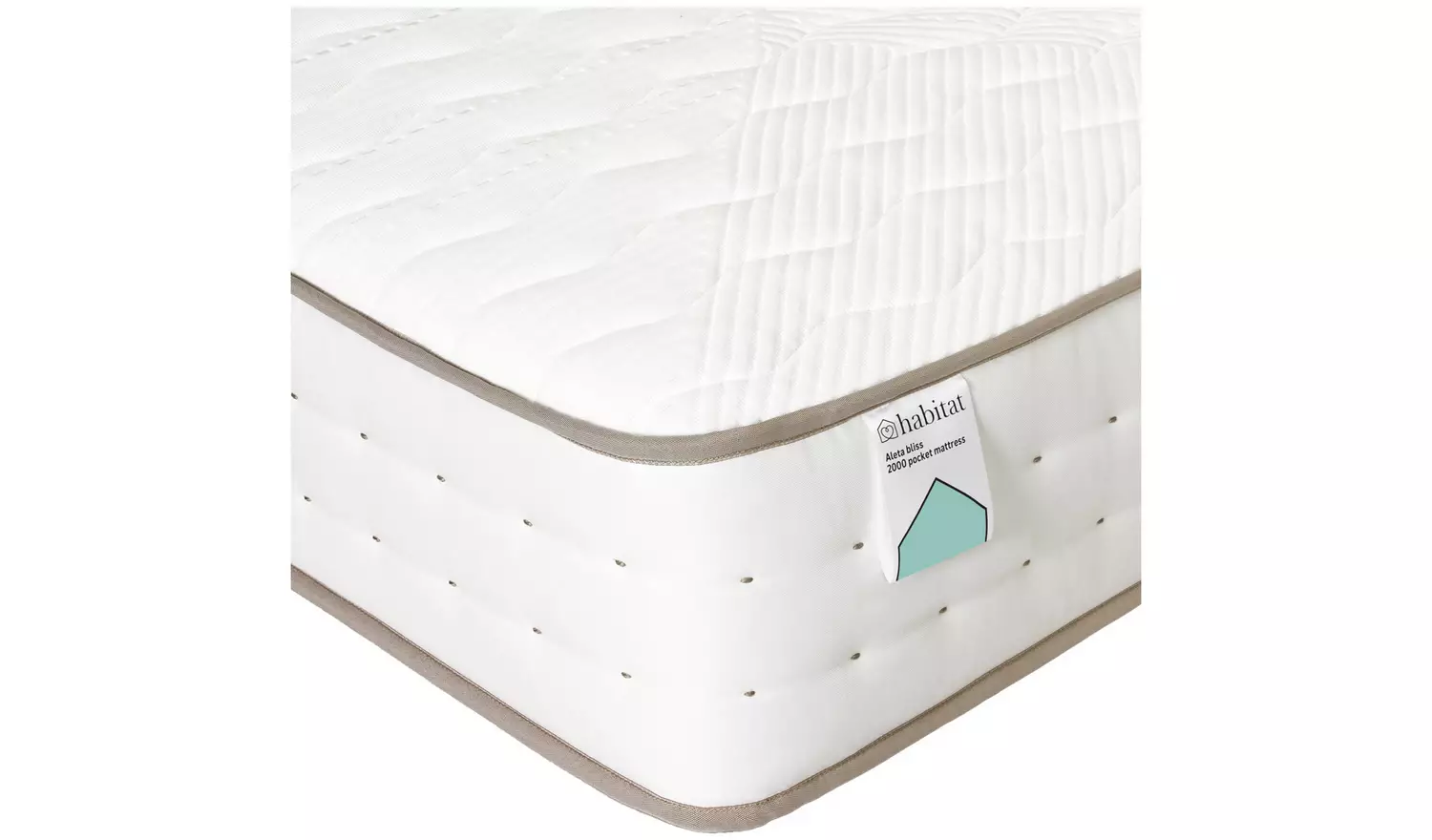 Habitat Aleta Natural 2000 Pocket Bliss Mattress - Superking