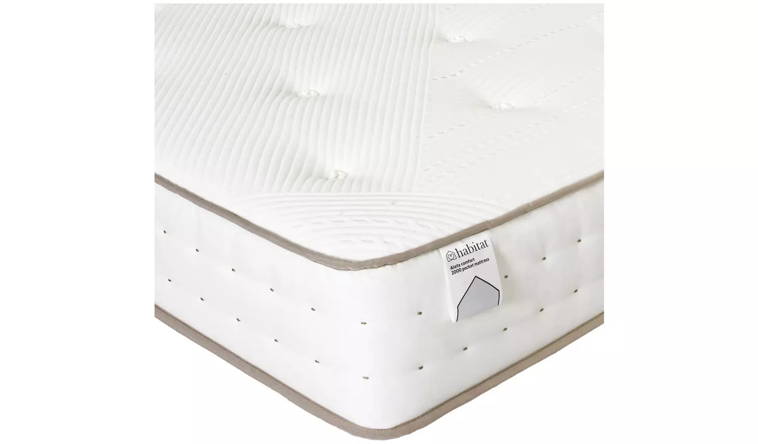 Habitat Aleta Natural 2000 Pkt Comfort Mattress - Kingsize