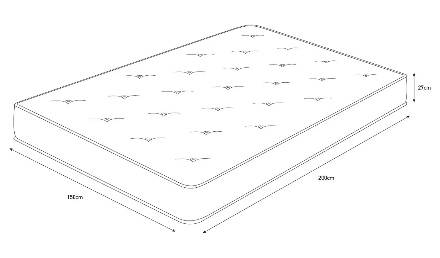 Habitat Aleta Natural 2000 Pkt Comfort Mattress - Kingsize