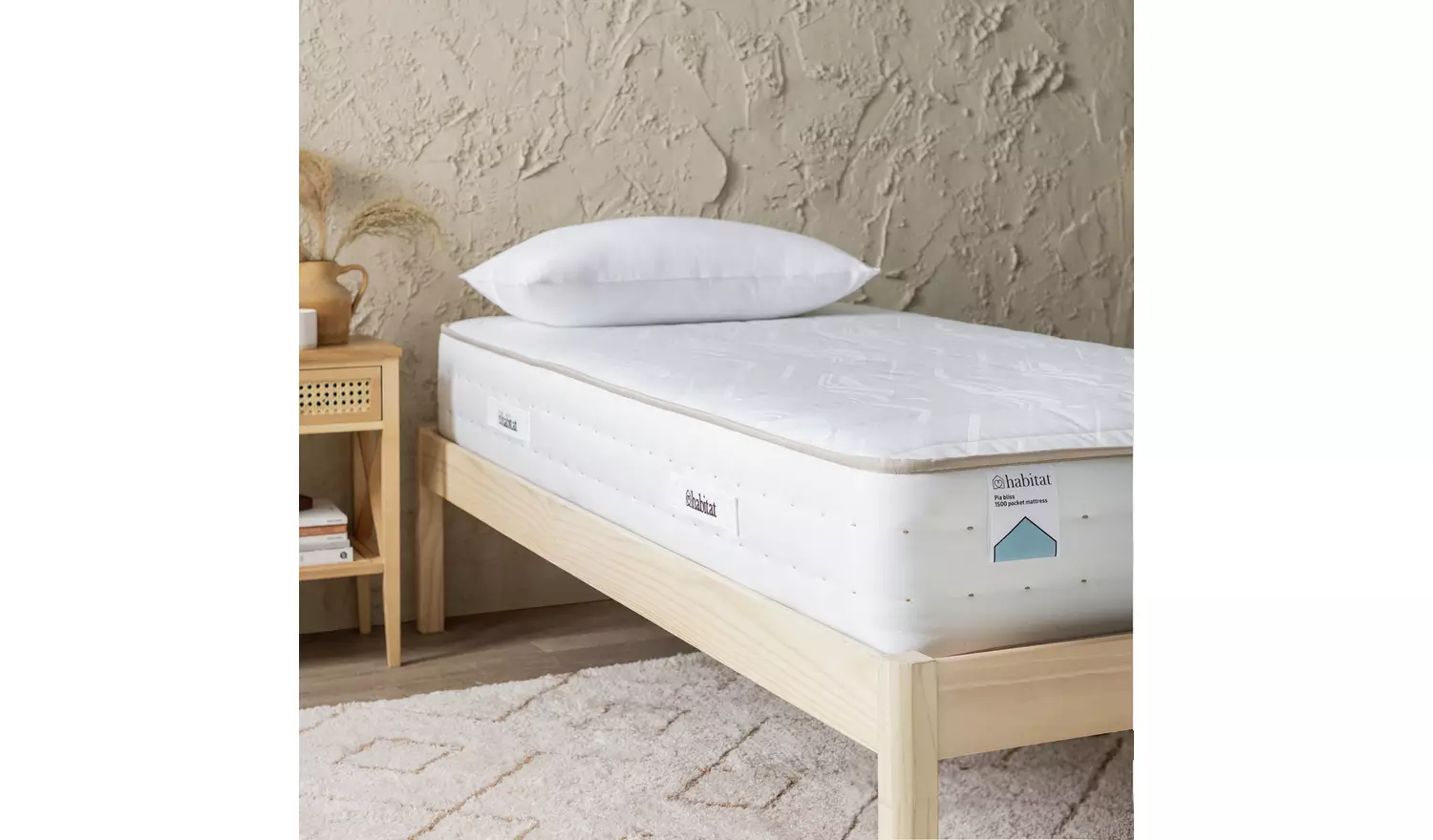 Habitat Pia Natural 1500 Pocket Bliss Mattress - Single