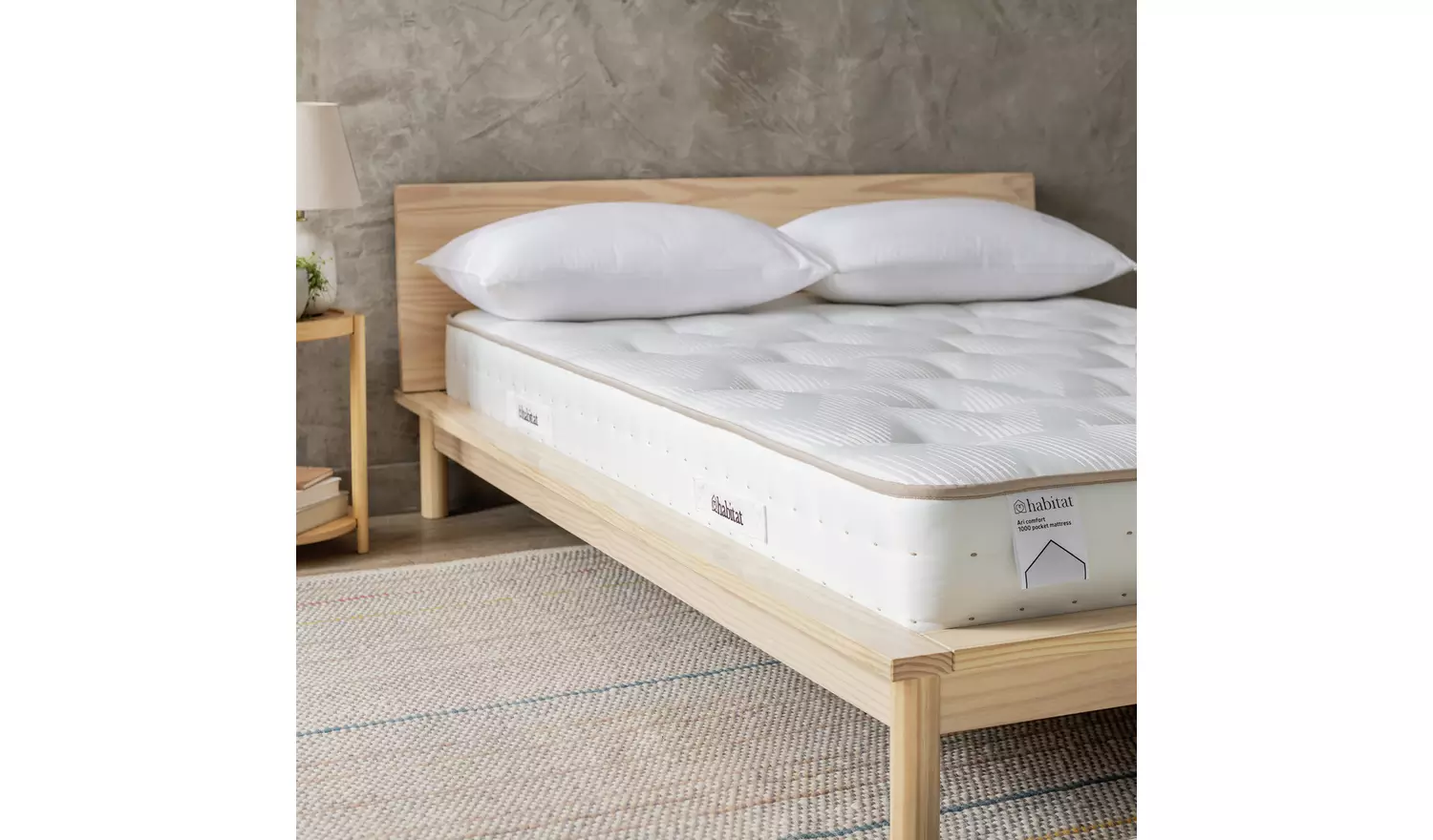 Habitat Ari Natural 1000 Pocket Comfort Mattress - Single