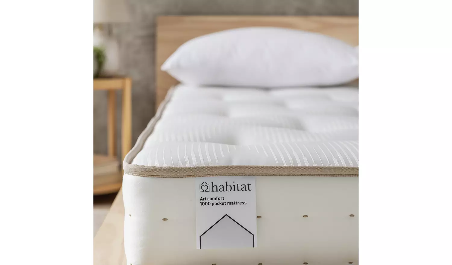 Habitat Ari Natural 1000 Pocket Comfort Mattress - Single