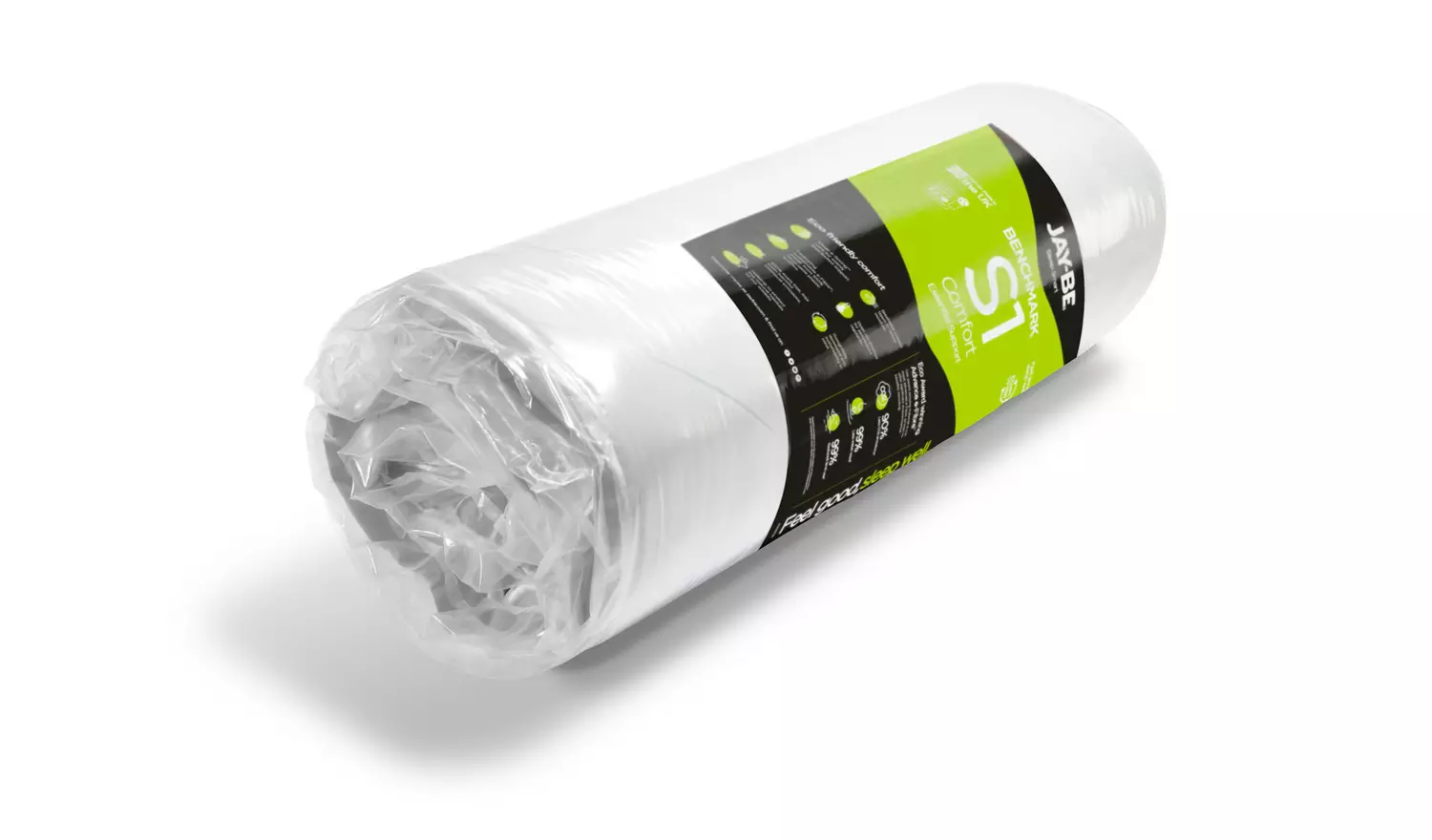 Jay-Be Benchmark S1 Comfort Eco Friendly Single Mattress